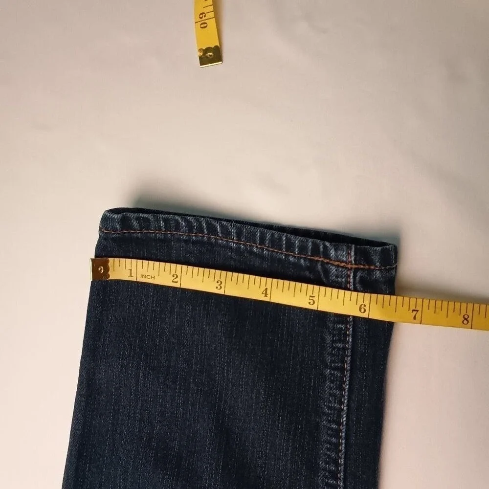 American Eagle Mens Slim Fit Dark Wash Denim Jeans Size 29/30 Blue Stretch